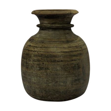 Hand Made Wooden Pot-01